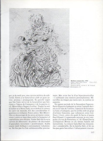 LAMINA V50229: Salvador Dali. Madona corpuscular