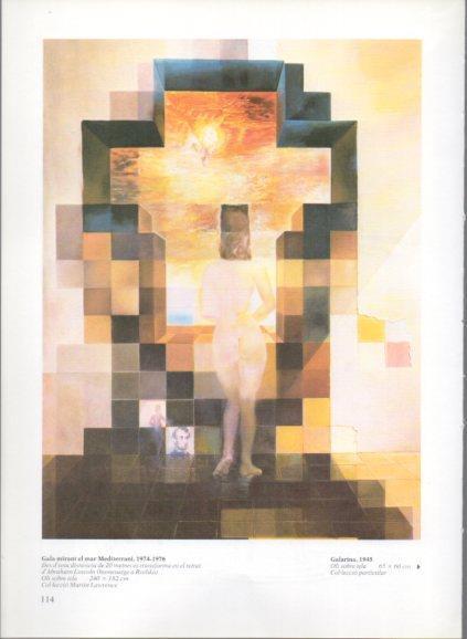 LAMINA V50227: Salvador Dali. Gala mirant el mar Mediterrani 