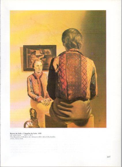LAMINA V50224: Salvador Dali. Retrat de Gala o L'Angelus de Gala