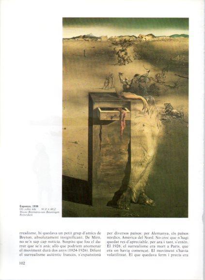 LAMINA V50221: Salvador Dali. Espanya 1938