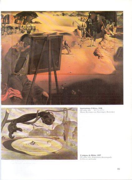 LAMINA V50220: Salvador Dali. Impressions d'Africa i L'enigma de Hitler