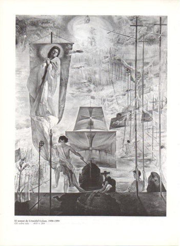 LAMINA V50214: Salvador Dali. El somni de Cristofol Colom 