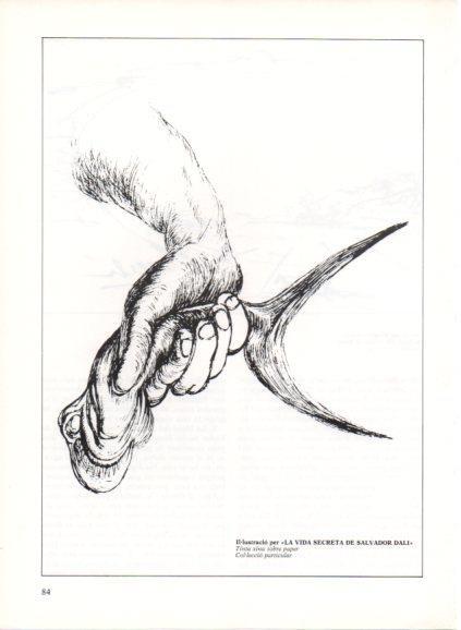 LAMINA V50213: Salvador Dali. Il·lustracio per La Vida Secreta de Salvador Dali