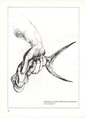 LAMINA V50213: Salvador Dali. Il·lustracio per La Vida Secreta de Salvador Dali