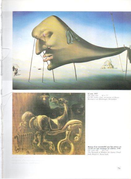 LAMINA V50211: Salvador Dali. El son i Restes d'un automobil que fan neixer un cavall