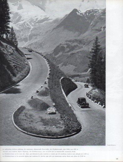 LAMINA V50149: Austria. La Glocknerstrasse carretera  alpina