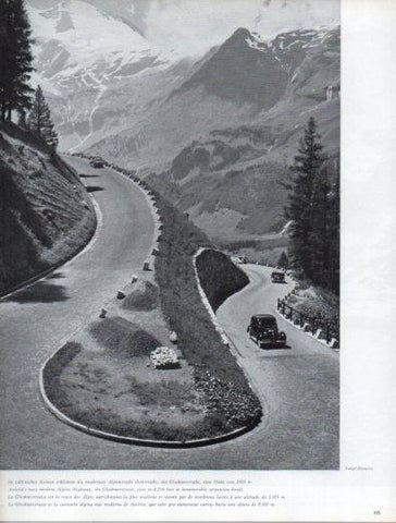 LAMINA V50149: Austria. La Glocknerstrasse carretera  alpina