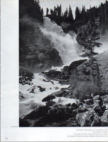 LAMINA V50145: Austria. Cascadas de Krimml
