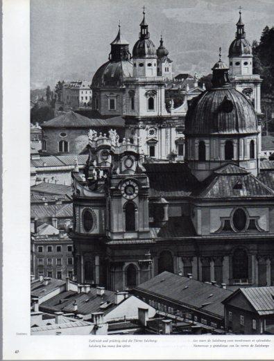 LAMINA V50140: Austria. Las torres de Salzburgo