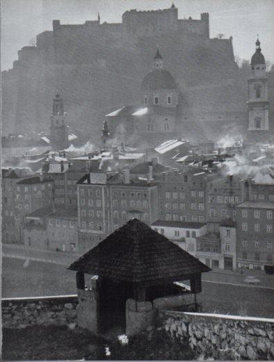 LAMINA V50139: Austria. El sol de la mañana sobre Salzburgo