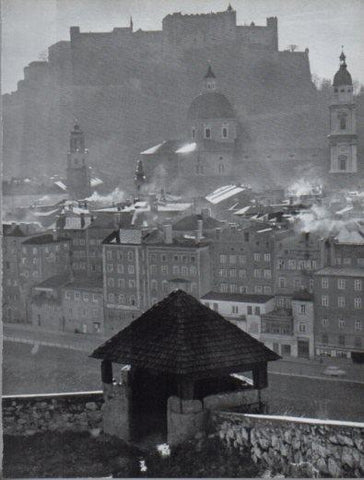 LAMINA V50139: Austria. El sol de la mañana sobre Salzburgo