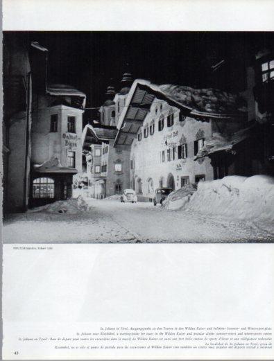 LAMINA V50138: Austria. Calle nevada en St. Johann en Tirol