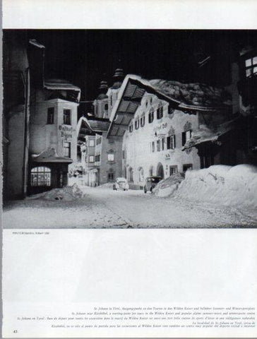 LAMINA V50138: Austria. Calle nevada en St. Johann en Tirol