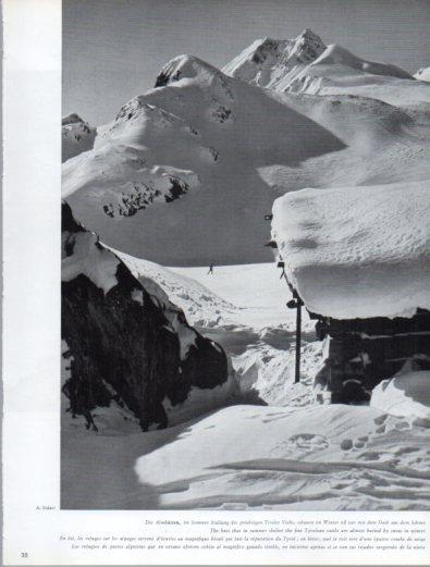 LAMINA V50134: Austria. Refugios de pastos cubiertos por la nieve