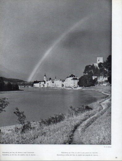 LAMINA V50131: Austria. Rattenberg a orillas del Inn