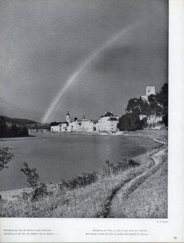LAMINA V50131: Austria. Rattenberg a orillas del Inn