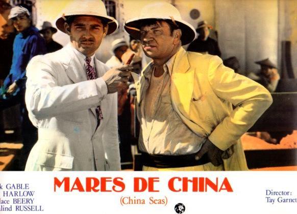 LAMINA V50445: Mares de China con Clark Gable y Jean Harlow nº 9