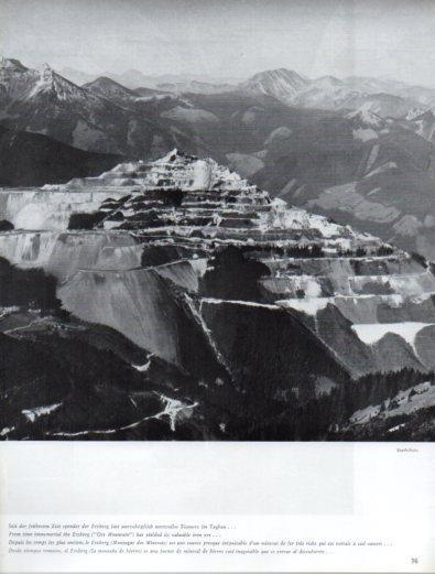 LAMINA V50154: Austria. El Erzberg la montaña de hierro