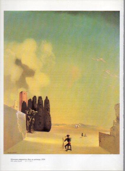 LAMINA V50178: Salvador Dali. Elements enigmatics dins un paisatge