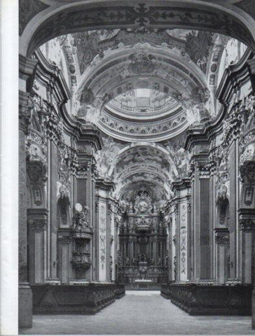 LAMINA V50169: Austria. Interior iglesia del Monasterio del Melk