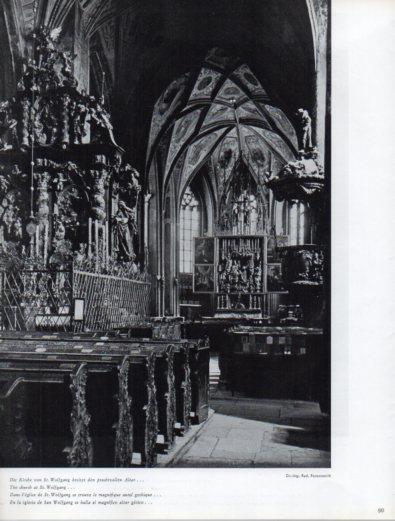 LAMINA V50161: Austria. Altar de la Iglesia de San Wolfgang 