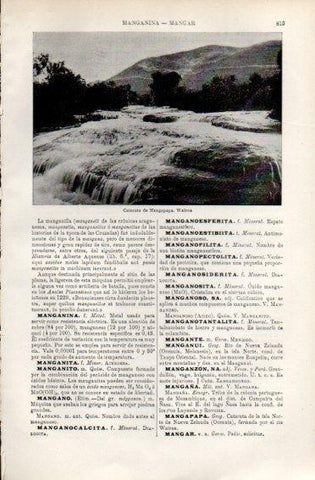 LAMINA V49951: Catarata de Mangapapa, Nueva Zelanda