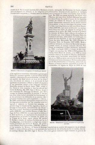 LAMINA V49949: Monumento a Legazpi en Manila