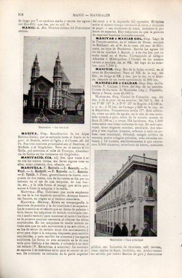 LAMINA V49947: Catedral y Casa principal en Manizales, Colombia
