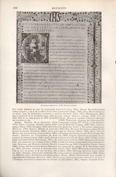 LAMINA V49994: Escritura humanistica 1458, escuela italiana