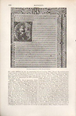 LAMINA V49994: Escritura humanistica 1458, escuela italiana