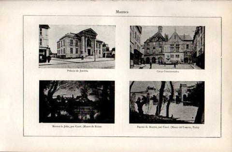 LAMINA V49989: Palacio de Justicia y Ayuntamiento de Mantes