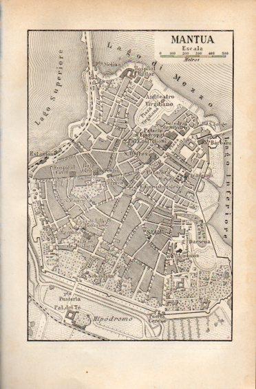 LAMINA V49987: Plano de Mantua, Italia
