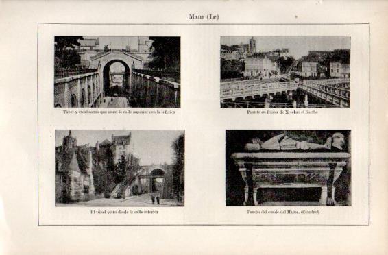 LAMINA V49979: Vistas de Le Mans