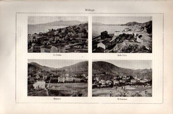 LAMINA V49910: La Caleta, Bella Vista, Miramar y El Limonar en Malaga