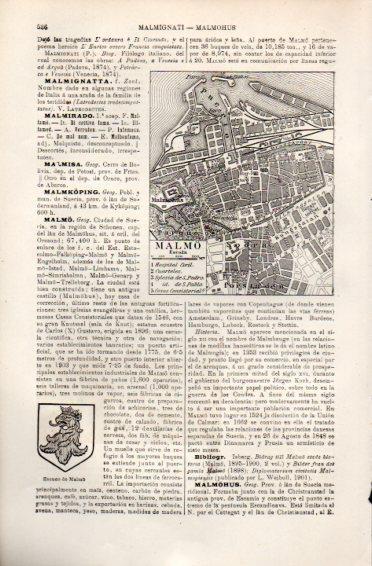 LAMINA V49898: Plano de Malmo, Suecia