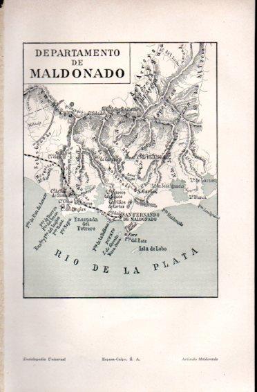 LAMINA V49942: Mapa del Departamento de Maldonado