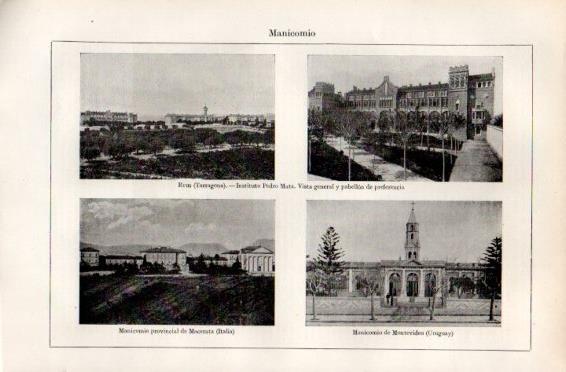 LAMINA V49926: Manicomios en Reus, Macerata y Montevideo