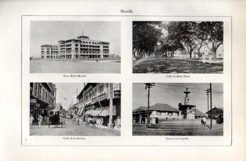 LAMINA V49923: Vistas de Manila
