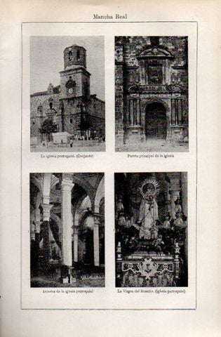LAMINA V49920: Iglesia y Virgen del Rosario de Mancha Real, Jaen