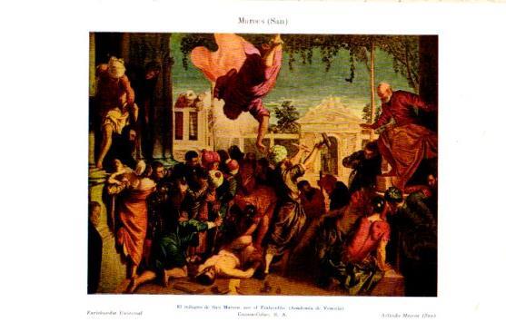 LAMINA V50084: El milagro de San Marcos por Tintoretto