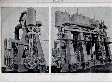 LAMINA V50108: Maquinas de cuadruple expansion de Richardsons Westgarth