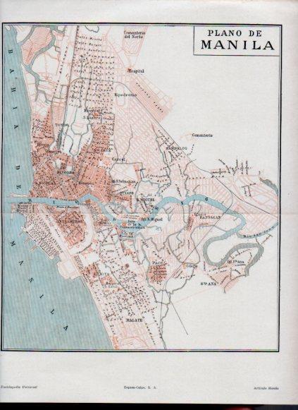 LAMINA V50097: Plano de Manila