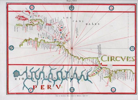 LAMINA V50091: Atlas de Bartolome Oliva siglo XVI