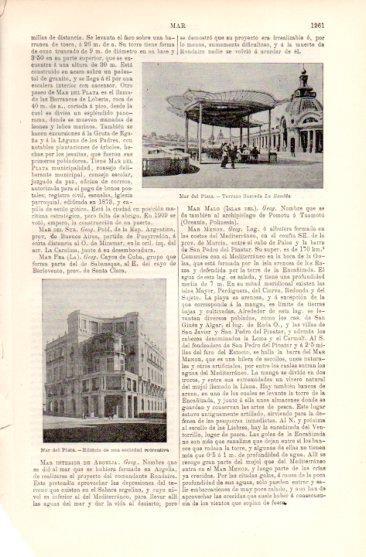 LAMINA V50031: Terraza La Rambla y edificio en Mar del Plata