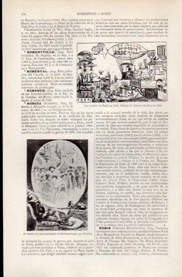 LAMINA V50054: Los tejados de Paris en 1952 por A. Robida en 1884