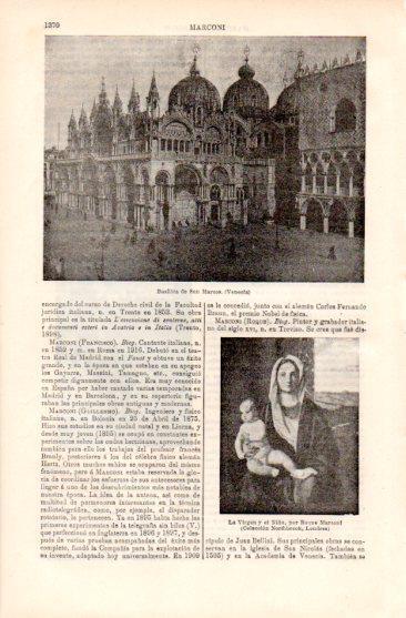 LAMINA V50052: Basilica de San Marcos, Venecia