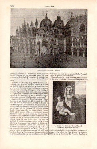 LAMINA V50052: Basilica de San Marcos, Venecia