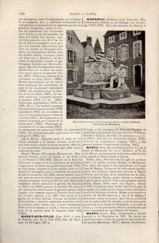 LAMINA V50047: Monumento a E. Jules Marey en Beaune