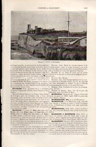 LAMINA V50044: Castillo de Kingsgate en Margate, Inglaterra