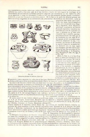 LAMINA V49736: Ceramica pintada de Galitzia, Polonia